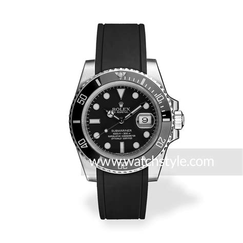 rolex submariner replica con cinturino in gomma|RSR Submariner .